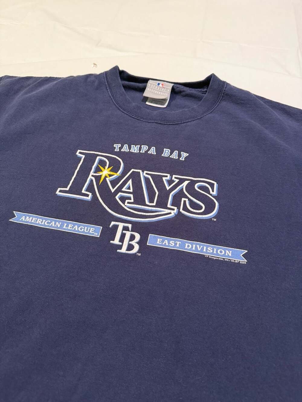 Genuine Merchandise MLB Tampa Bay Rays Navy Blue T-Shirt